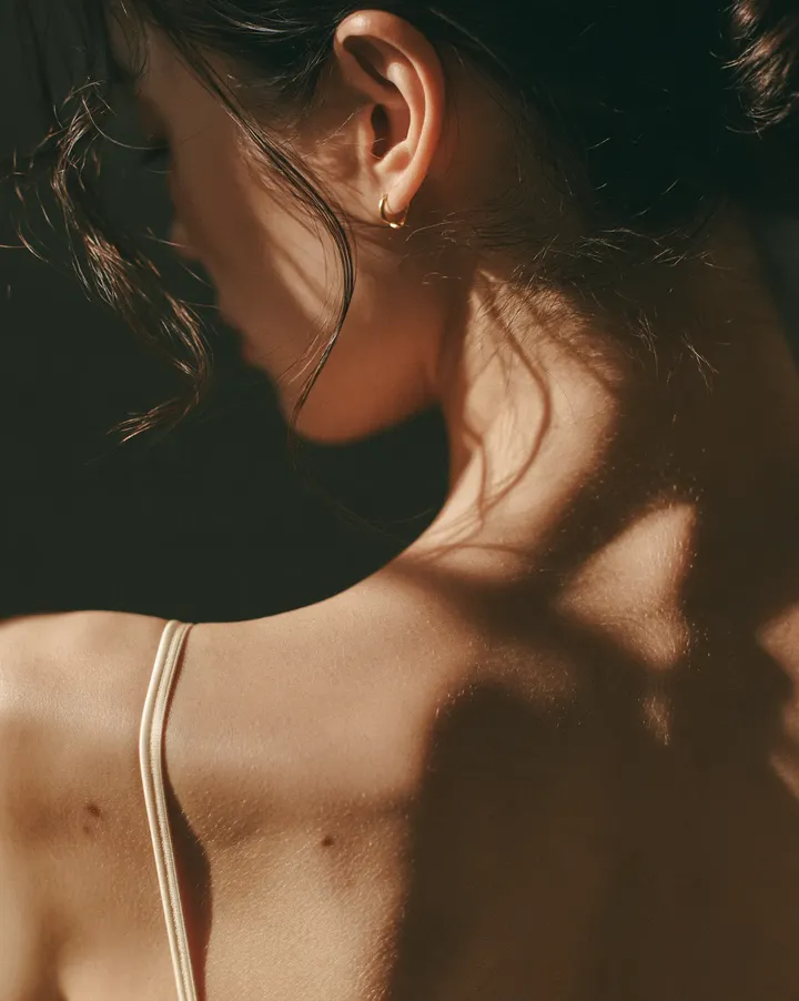 미니 후프 귀걸이
